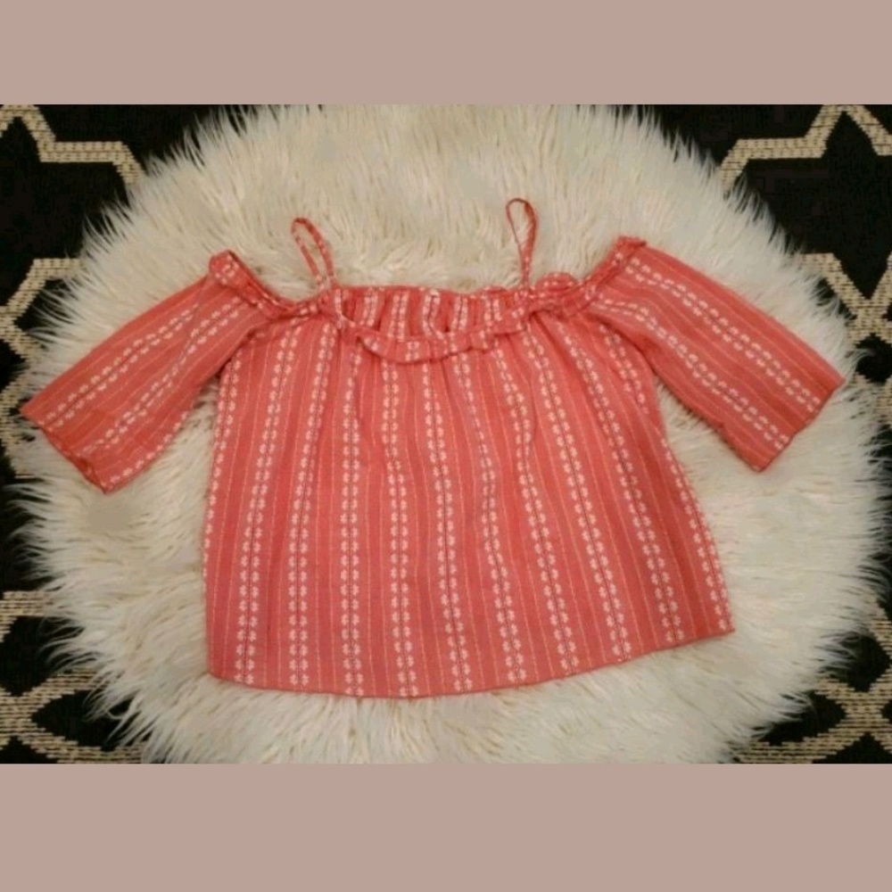Off the shoulder/ Coral / small
